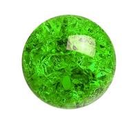 QUARKZMAN Esfera De Cristal Redonda 50mm / 2" Bola Sólida De Vidrio Decorativa Para Decoración Del Hogar Regalo Artesanal Feng Shui Adivinación Decoración De Fuente Verde