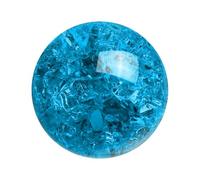 QUARKZMAN Esfera De Cristal Redonda 50mm / 2" Bola Sólida De Vidrio Decorativa Para Decoración Del Hogar Regalo Artesanía Feng Shui Adivinación Decoración De Fuente Azul Lago