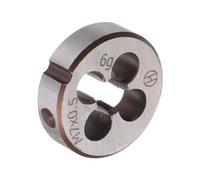QUARKZMAN M7 x 0.5 Métrico Troquel Redondo Troquel de Roscado de Mano Derecha de Acero de Aleación para Cortar Roscas de Tornillos