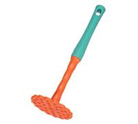 QUARKZMAN Machacador De Patatas 25.5cm Prensa Manual De Patatas Para Utensilio De Cocina Con Mango Antideslizante Machacador Antiadherente Para Calabaza Legumbres Verduras De Naranja