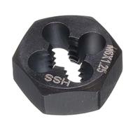 QUARKZMAN Macho De Roscar Hexagonal M6 X 1.25 Métrico Diestro Acero Rápido Herramienta De Roscado Fijo Para Corte Reparación Y Roscado De Tornillos