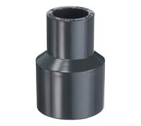 QUARKZMAN Manguito reductor de PVC, 1 x 1/2" reductor/adaptador de tubería DWV Reductor de canal para tuberías de alcantarillado, suministro de agua, construcción jardín