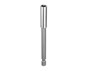 QUARKZMAN Porta-bits magnético de 4" de longitud, vástago hexagonal de 1/4", acero Cr-V, extensión para porta-barrenas, adaptador rápido para cambio de barrenas
