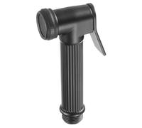 QUARKZMAN Rociador de Bidet Portátil para Inodoro Negro | Kit de Rociador de Baño de Metal, con Control Ajustable de Presión de Agua, para Lavado Y Enjuague de Cocina Baño E Inodoro