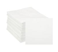 QUARKZMAN Servilletas De Cóctel, Paquete De 200 Servilletas Desechables Blancas De 2 Capas 10" x 10" De Papel Para Cena Bodas Fiestas De Cumpleaños Y Uso Diario