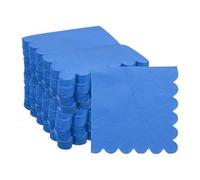 QUARKZMAN Servilletas De Cóctel, Paquete De 200 Servilletas Desechables Cuadradas De 2 Capas Color Azul Claro 10" x 10" Servilletas De Papel Para Cena Boda Bar Fiesta De Cumpleaños
