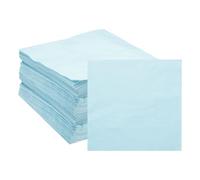 QUARKZMAN Servilletas De Cóctel, Paquete De 200 Servilletas Desechables Cuadradas Gris Azul De 2 Capas 10" x 10" Servilletas De Papel Para Cena Boda Fiesta De Cumpleaños Y Uso Diario