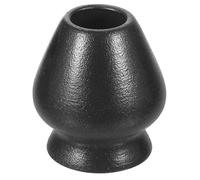 QUARKZMAN Soporte de Cerámica para Chasen de 67mm Soporte para Batidor de Matcha Juego de Tés Soporte para Batidores de Té Tradicional Soporte para Chasen de Té Matcha, Negro