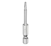 QUARKZMAN T10 Bit de Seguridad Torx 1/4" Vástago Hexagonal 2" de Largo | Acero S2 Magnético Resistente a Manipulaciones Puntas de Estrella con Agujero para Destornillador Barrenas de Taladro
