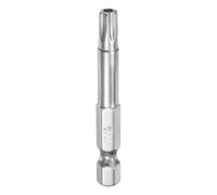 QUARKZMAN T30 Bit de Seguridad Torx 1/4" Vástago Hexagonal 2" Largo | Acero S2 Magnético Resistente a Manipulaciones Puntas de Estrella con Agujero para Destornillador Barrenas de Taladro