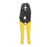 QUARKZMAN Trinquete Crimpadora Alicate Herramienta para Crimpado RG8 RG11 RG174 RG179 RG213 .100" .128" .429" RF Coaxial/Comunicaciones Conectores, Amarillo