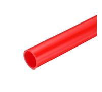 QUARKZMAN Tubo Rígido Redondo de PVC de 1.3 Pulgadas 27.2mm ID 32mm OD 330mm/13" Rojo de Alto Impacto para Tubería de Agua Manualidades Funda de Cable