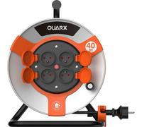 Quarx Enrollador de manguera Obra 40 m H05VV-F 3G1,5 mm²
