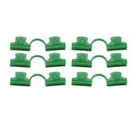 Qudinip 50 Uds Abrazadera para Invernadero Clips de Plástico Antideslizantes Duraderos Perfectos para Películas de Invernadero de Horticultura y Redes de Sombra (16mm)