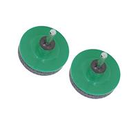 Qudinip Afilador de Cuchillas para Cortacésped, Herramienta Duradera de Acero Inoxidable para un Mantenimiento Eficiente del Jardín, 2 uds. (Verde)