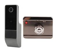 Qudinip Cerradura Inteligente con Huella Dactilar, Cerradura de Puerta de Entrada sin Llave de Alta Seguridad para Casa, Apartamento, Aluminio Duradero y Acero Inoxidable (Versión TTlock)