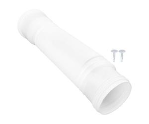 Qudinip Extensión de Bajante de Lluvia, Extensor de Drenaje Extensible Flexible con Protección para Salpicaduras para la Tubería Descendente Al Aire Libre de 20-59 Pulgadas de Longitud (B lanco)