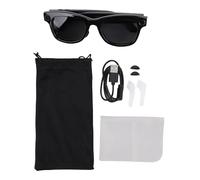 Qudinip Gafas con Cámara Inteligente, Cámara HD de 5 MP, Activación por Voz y Traducción en Tiempo Real en 26 Idiomas, Gafas Inteligentes con IA para Llamadas Telefónicas, Reproducción de (Gafas de