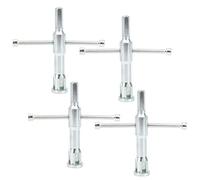 Qudinip Herramienta de Alambre Torcido Innovadora Herramienta de Pelado para Suministros de Torsión Eléctrica Acero Al Carbono de Alta Resistencia 4 Juegos para Cableado Industrial
