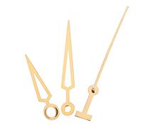 Qudinip Juego de Manecillas de Reloj, Agujas de Hora, Minutos y Segundos de Metal de para Movimiento de Reloj ETA2824, Ideal para Reparación de Relojes, Disponible en Oro y Plata, 3 Piezas (Oro)