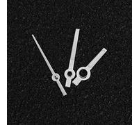 Qudinip Juego de Manecillas de Reloj con Movimiento ETA2671 para Repuesto, Agujas Ligeras de Metal para Horas, Minutos y Segundos, 3 uds. (Plata)