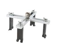 Qudinip Llave para Tapa de Tanque de, Ajustable, 4 Mordazas, Herramienta de Extracción de Llave Antideslizante para Mantenimiento de Vehículos, Acero Cromado Tangsten, 1 Unidad
