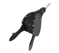 Qudinip Soplador de Leña Antiguo de Fuelle para Chimenea, Fácil de Operar para Parrilla de Barbacoa para Acampar, 18,7x7,7 Pulgadas
