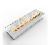 Quemador de chimenea de Bioetanol biochimenea en Maple inoxidable 4,5 Lt 61X18XH9,5 cm