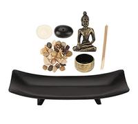 Quemador de Incienso Aromático Figura Buda Estilo Zen para Relajación en Hogar y Oficina