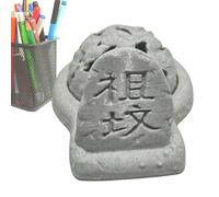 Quemador de varillas de incienso, divertida forma de tumba, estatua | Figura de escritorio con soporte para incienso en casa, estudio, oficina, sala de té, dormitorio, estudio de yoga
