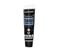 Quiadsa - FIJA+PLUS TURBO - Adhesivo de montaje de curado rápido - Blanco - sin disolventes ni siliconas, uso interior y exterior - Sujeción inmediata en 3 segundos - 150 g