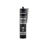 Quiadsa - FIJA+PLUS TURBO - Adhesivo de montaje de curado rápido - Gris - sin disolventes ni siliconas, uso interior y exterior - Sujeción inmediata en 3 segundos - 290 ml