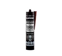 Quiadsa - FIJA+PLUS TURBO - Adhesivo de montaje de curado rápido - Sin disolventes ni siliconas, uso interior y exterior - Sujeción inmediata en 3 segundos - 290 ml