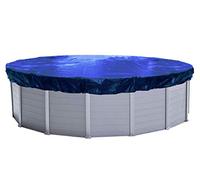 QUICK STAR Cubierta de Piscina de Invierno Redonda 200g / m² para Piscina 460-500 cm Dimensiones de Lona ø 560 cm Azul