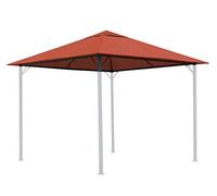 QUICK STAR Techo de Repuesto para Gazebo de jardín 3x3m Naranja-Rojo