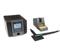 Quick TS1200 - Estación de soldadura ESD (120 W, incluye soldador con punta de cartucho de 1 mm y accesorios SMD, estación de soldadura para industria, laboratorio, escuela y hobby en 7 s a 350 °C)