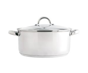 QUID 4960092 - Cacerola de acero inoxidable 24 cm 4,8 litros