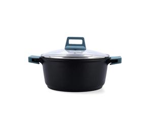 Quid 5427928 - Cacerola de Aluminio Fundido CONFORT de 24 Cm 4.2 Litros Antiadherente