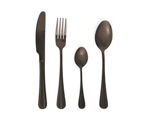 QUID 7714011 - Set de 24 cubiertos Celebrart Acero Inox Negro