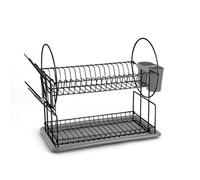 Quid Armony Escurridor 2 Alturas con Cubertero Y Pos 52x23x36cm Gris