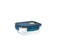 Quid Astral Recipiente Rectangular Hermético Vidrio 15x11x6cm - 37cl Otros Vidrios Apto Microondas Apto Congelador Reciclable