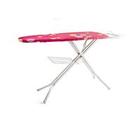 QUID ATLAS Tabla De Planchar 120X38CM Rosa Decorado Fácil de limpiar 2 posiciones de elevación automática Pink