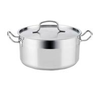 QUID AZZERO 7084019 - Cacerola de acero inoxidable de 20 x 9,5 cm 2,8 litros