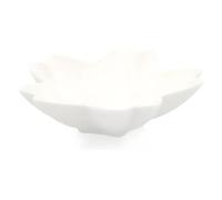 Quid Bandeja de Aperitivos Select Flor Cerámica Blanco (6 Unidades) (Pack 6X)