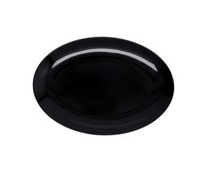 Quid Bandeja Oval Select Basic Negro 30,5x21,2 cm (24 Unidades)