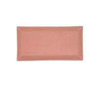 Quid Bandeja Rectangular Cerámica Mineral Gres Terracota 15x30 cm (8 Unidades)