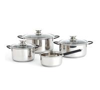 Quid Batería de Cocina Sensory QD de Acero Inoxidable 4 Piezas