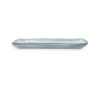 Quid Boreal Bandeja Rectangular Cerámica 28x14cm Gres Apto Microondas 100% Higiénico