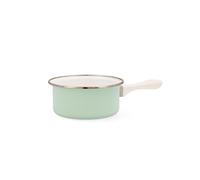 Quid Cazo Cocco Acero Esmaltado 14 cm - 0,6 L (Pack de 12 Unidades) Verde