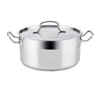 Quid Cla Inoxidable Azzero de Acero Inox 20 x 9,5cm - 2,8l | Acero, Acero Inox, forma redondo, acabado metalizado, 20 x 9,5cm - 2,8l